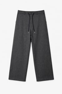 Premium Wide Fit Grey Pants - Image 1