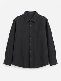 Black Linen Shirt - Image 1