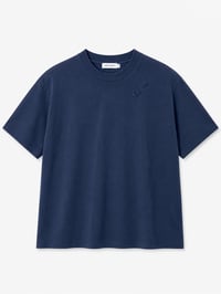 Embroidered Rose Cotton T-Shirt - Image 1