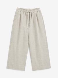 Silk Linen Wide-Leg Pants - Image 3