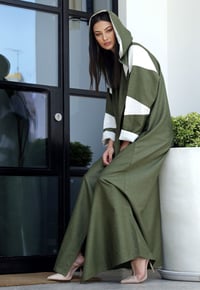 عباية لينن زيتي - صورة 1