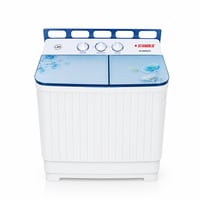 ستار جولد غسالة نصف أوتوماتيك حوضين 7.5 كيلو أزرق / أبيض – SG-WM850TD - صورة 1