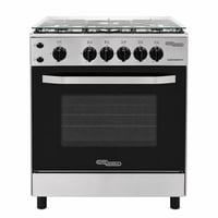 SUPER GENERAL Freestanding Gas Cooker 55×55CM 4 Burners Stainless Steel – KSGC55540FSY - Image 1