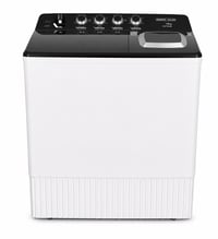 GENERAL GOLDEN Twin Tub Semi Automatic Washing Machine 18KG White / Black – GNGTW18K - Image 1