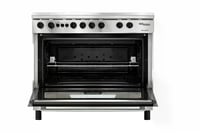 SUPER GENERAL Freestanding Gas Cooker 90×60CM 5 Burners Stainless Steel – KSGC9260FSY - Image 4