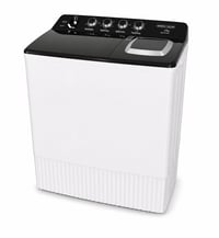GENERAL GOLDEN Twin Tub Semi Automatic Washing Machine 18KG White / Black – GNGTW18K - Image 2