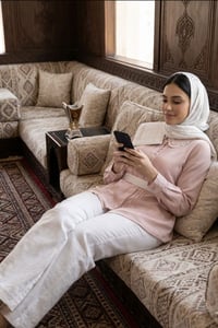حزام الكتف من صوف الغنم مغلف بالقطن الطبيعي - صورة 2