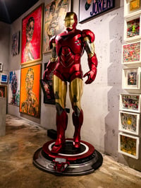 Iron Man MK7 Bust 1/1 Life Size Recast Resin Painted LED Statue - Image 3