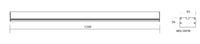 Megaman MDL1007W - Elegant Linear Pendant Light Fixture - Durable Metal Construction, Even Light Distribution, and Long Lifespan - Enhance Your Interior Décor! - Image 2