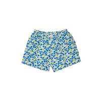 Boy Short - Turquoise flower - Image 1