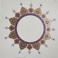 ورق مذهب مربع  - صورة 1