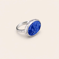  Najd Royal Ring – Black Agate – 925 Sterling Silver