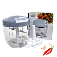 Alnokhba 900ml Large Manual Food Chopper – 5-Blade Professional Vegetable & Meat Mincer