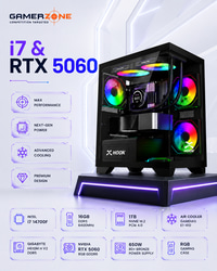 Intel Core i7 14700F RTX 5060 Gaming PC | 16GB RGB DDR5 | 1TB NVMe SSD | GamerZone KSA