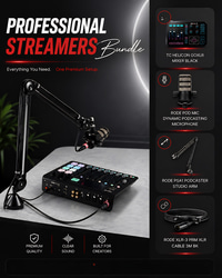 Professional Streamers Bundle – GOXLR Mixer, RODE PodMic & Studio Arm | GamerZone Saudi Arabia