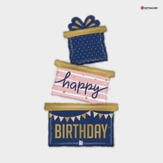 HAPPY BIRTHDAY BALLOON SIZE 130 CM 