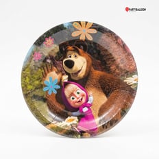 MASHA AND THE BEAR PLATES SIZE 7 inch