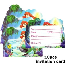 Mermaid invitation cards 