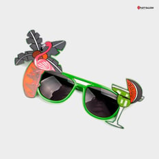 GREEN SUMMER PARTY GLASSES
