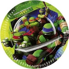 TEENAGE MUTANT NINJA TURTLES DINNER PLATES 8 pcs