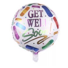 Get well Soon Balloon Size 18 In