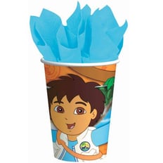Go Diego Cups 9oz, 8pcs