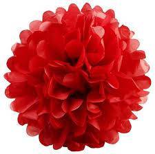 Fluffy Paper Balls Party Decoration