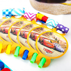 CARS BLOWOUTS 6 PCS
