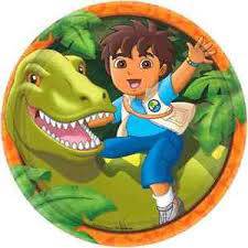 Go,Diego Dinner Plates 9in, 8pcs