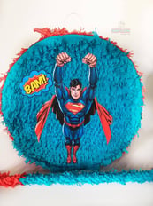 Round Super Man Pinata  size 46 cm