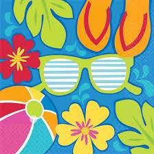 SUMMER SPLASH TISSUES 36 PCS