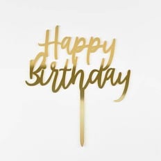 Acrylic Birthday Cake Topper
