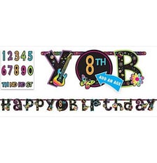 ROCK JUMBO ADD AN AGE & LETTERS BANNER