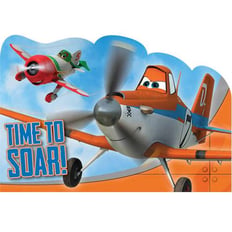 DISNEY PLANES INVITATIONS CARDS AND ENVELOPES 8 PCS