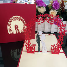 HAPPINESS WEDDING GREETING CARD