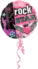 ROCK STAR FOIL BALLOON SIZE 43 CM