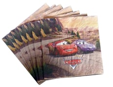 CARS NAPKINS 6  PCS