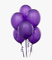Purple Color Helium Latex Balloons 6