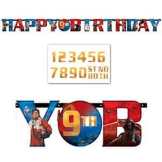 STAR WARS DARTH IIV JUMBO LETTERS SIZE 3 M