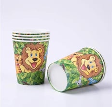Jungle animal cups 