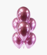 Rose Gold Chrome Latex Balloons 6