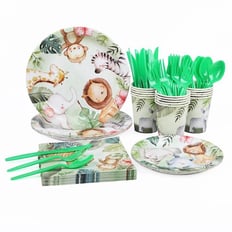 Jungle Animals Birthday Set