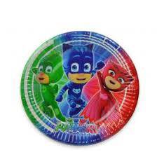 PJ MASKS PLATES SIZE 19.5 CM 6 PCS