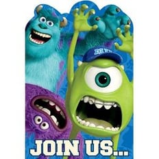 Monsters University Invitation 8pcs
