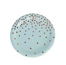 Small plates rose gold dots 