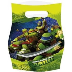 TEENAGE MUTANT NINJA TURTLES GIFT BAGS 6 PCS