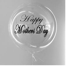 Transparent printing balloon
