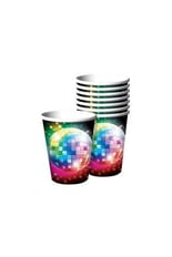 DISCO PARTY CUPS 8 PCS 