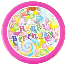 HAPPY BIRTHDAY LOLI BOB PLATES SIZE 9