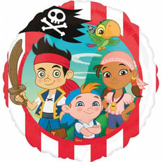 DISNEY JAKE & THE NEVERLANDS PIRATES HAPPY BIRTHDAY BALLOON 43 CM